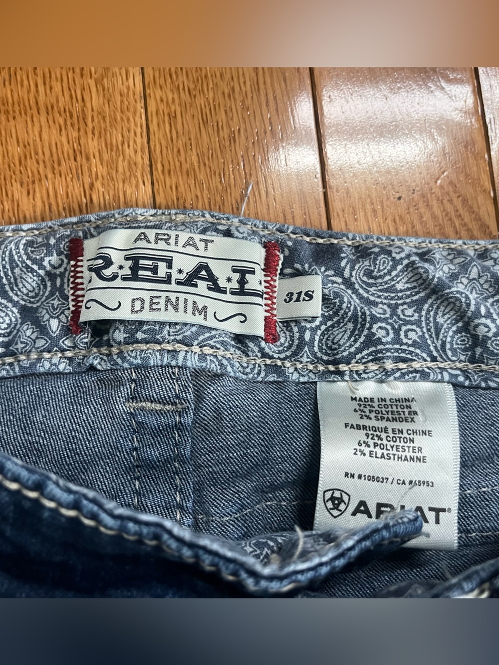 Ariat Dark Indigo Low Rise Bootcut Jeans - Picture 4 of 5